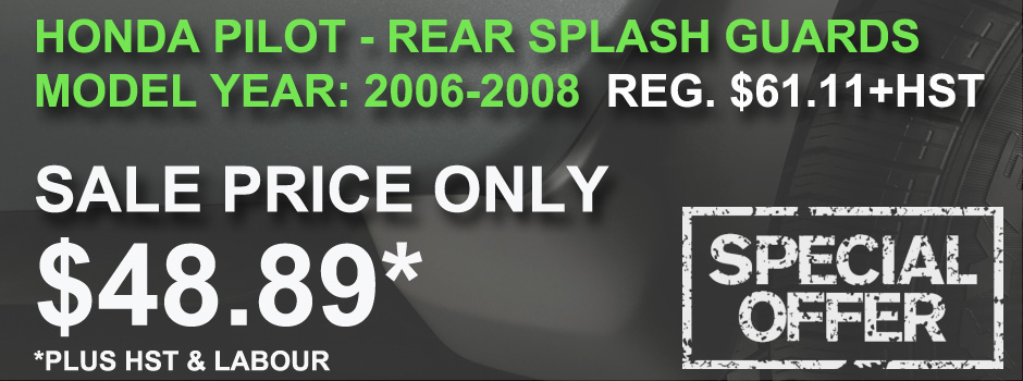 Pilot – Rear Splash guards Pilot – Rear Splash guards